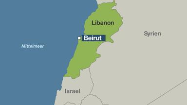 Karte Libanon