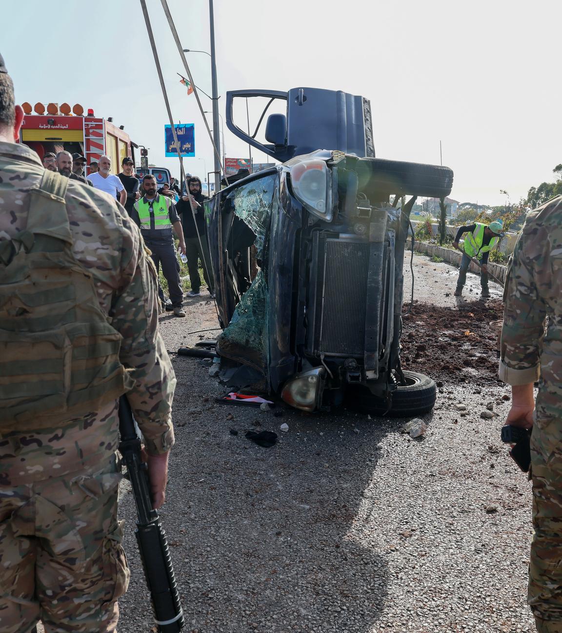 Israelischer Angriff trifft Auto im Süden Beiruts noch vor Inkrafttreten der Waffenruhe