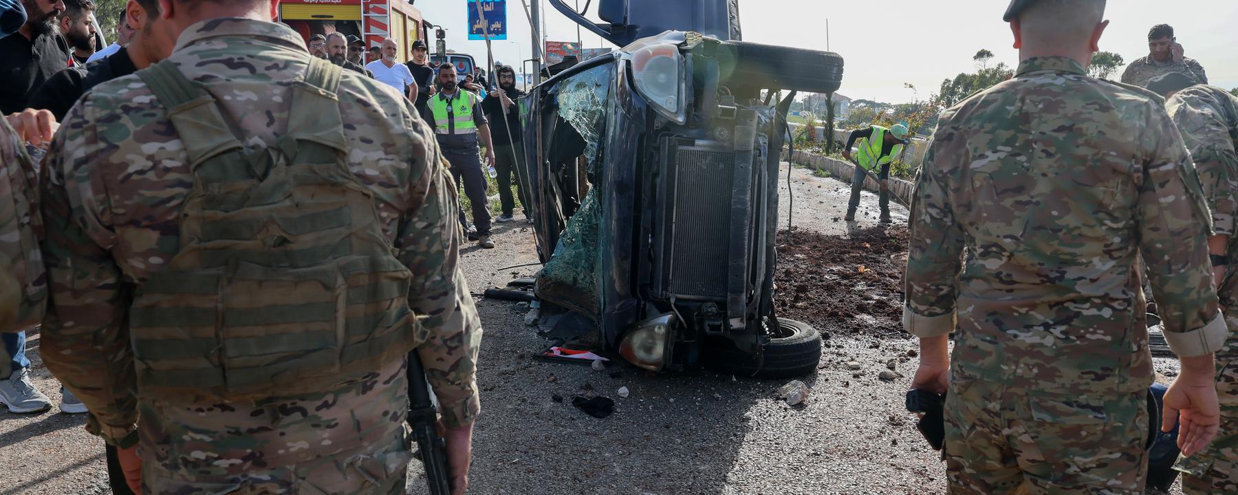 Israelischer Angriff trifft Auto im Süden Beiruts noch vor Inkrafttreten der Waffenruhe