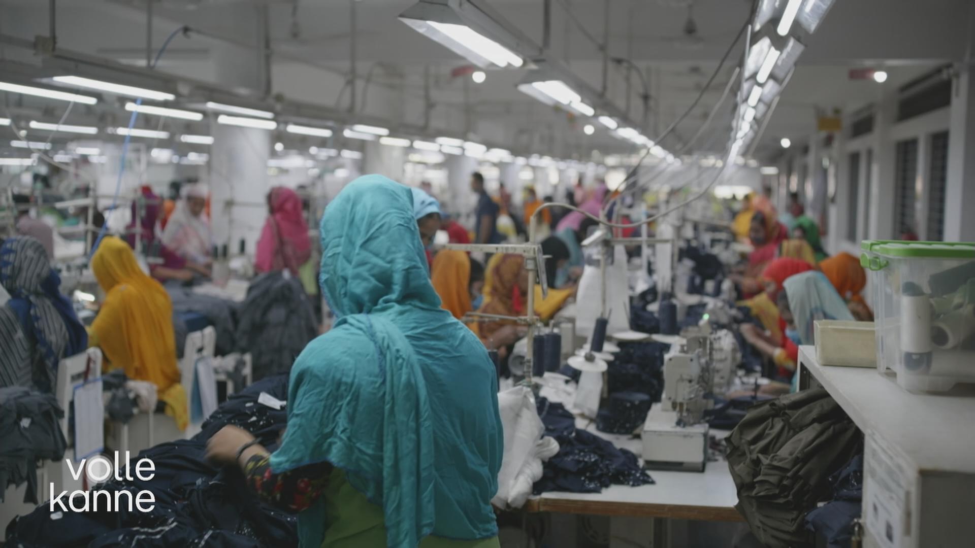 Arbeiter in einem Sweatshop