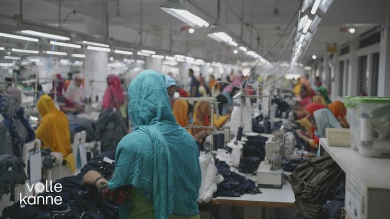 Arbeiter in einem Sweatshop