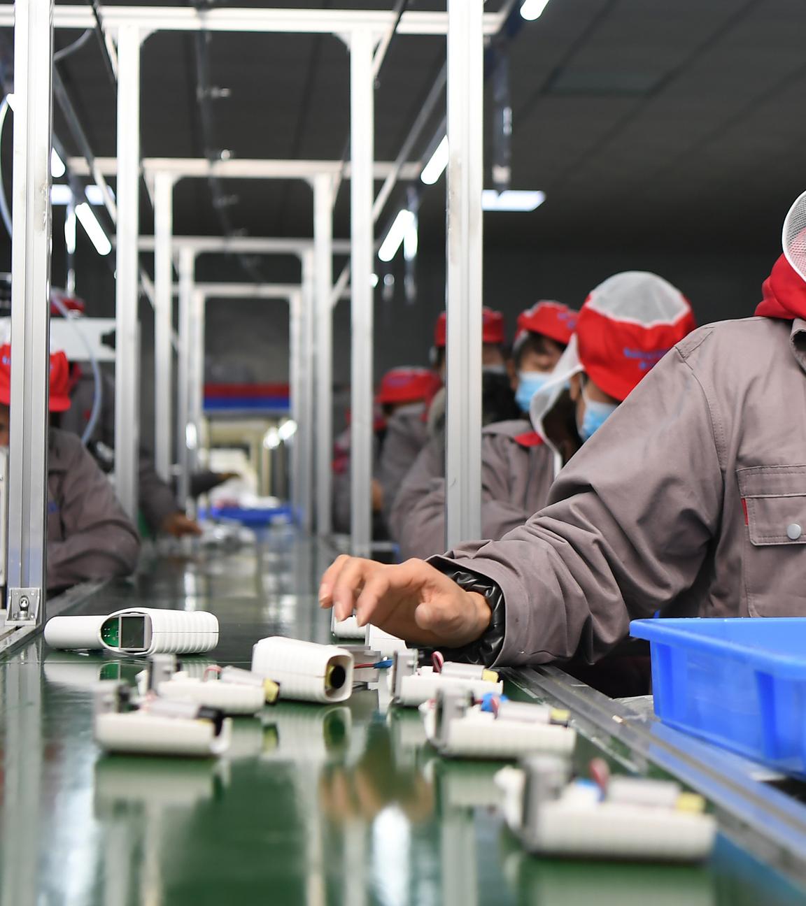 Fließbandarbeiter in China (Archivfoto)