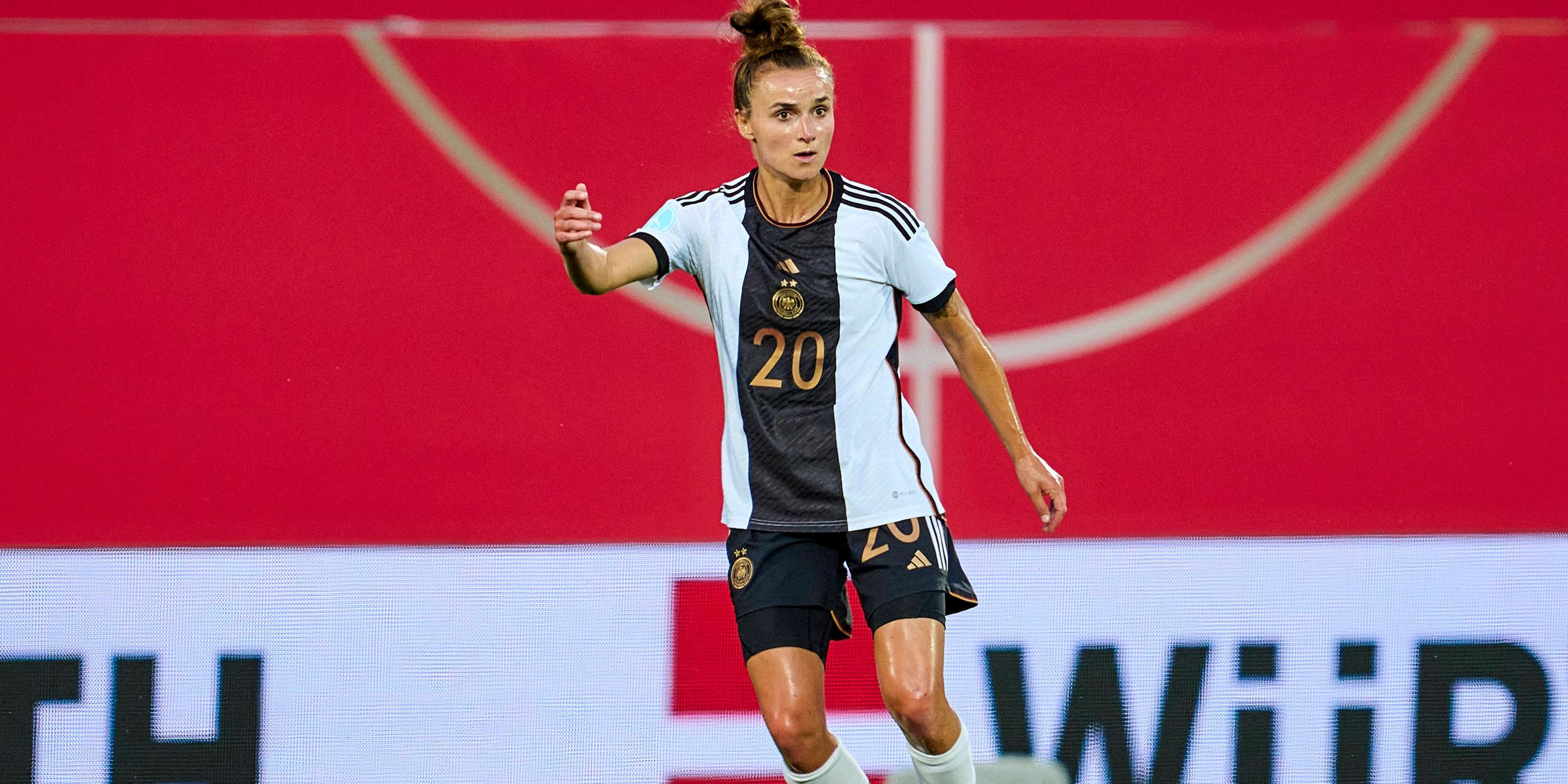 Lina Magull in Aktion