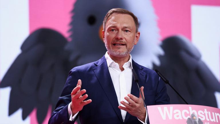 Christian Lindner (FDP) auf dem Bundesparteitag in Berlin