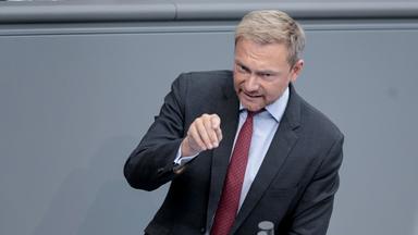 Christian Lindner (FDP) bei der Generaldebatte im Bundestag, aufgenommen am 12.09.2018