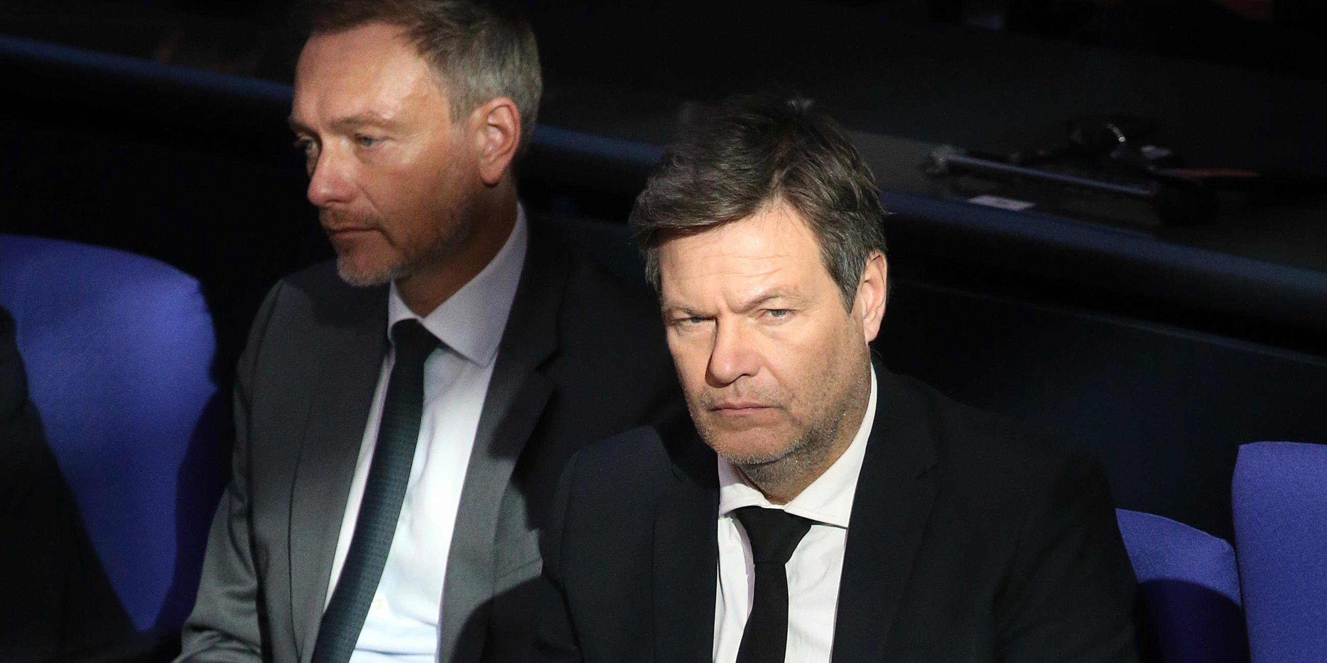 Christian Lindner und Robert Habeck
