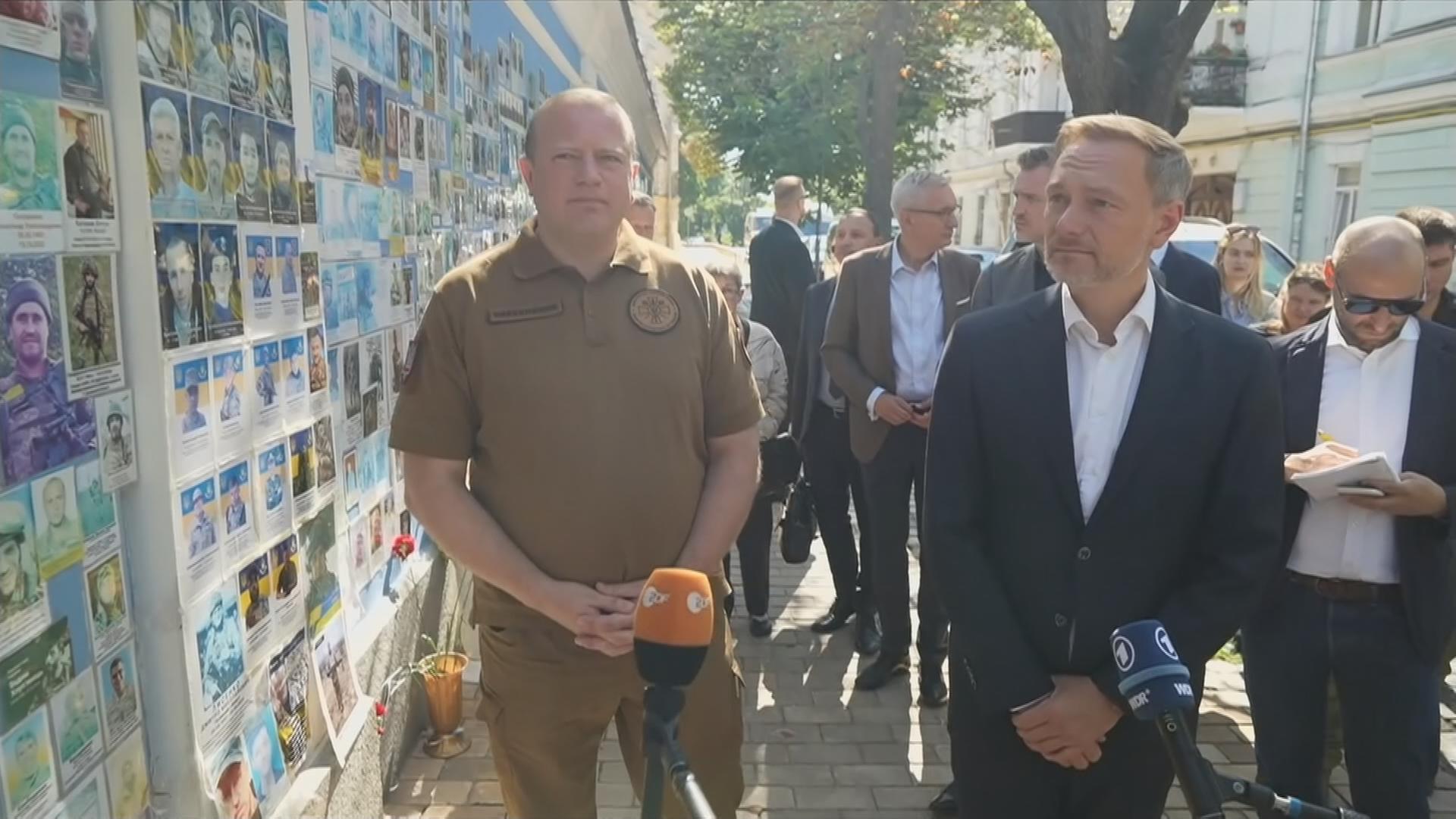 Finanzminister Lindner in Kiew