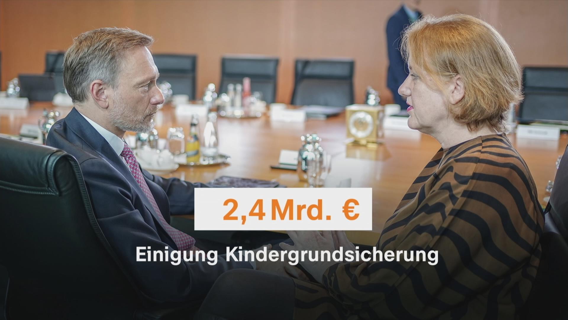 Finanzminister Lindner und Familienministerin Paus