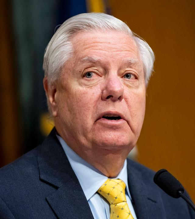 US-Senator Lindsey Graham spricht am 03.03.2026, während einer Anhörung des Senatsausschusses für Justiz zur Aufsicht über das Ministerium für Innere Sicherheit mit Ministerin Kristi Noem im Dirksen-Senatsbürogebäude in der Nähe des US-Kapitols in Washington, D.C., USA.