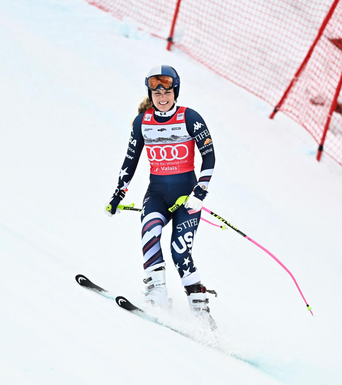 Lindsey Vonn reagiert