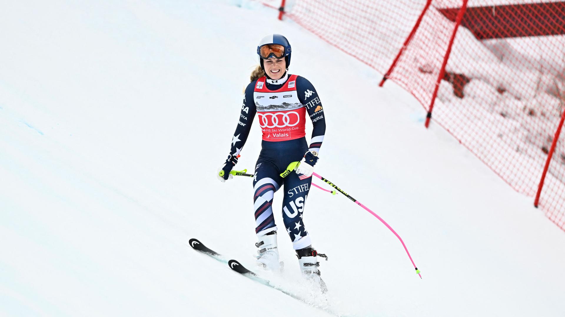 Lindsey Vonn reagiert