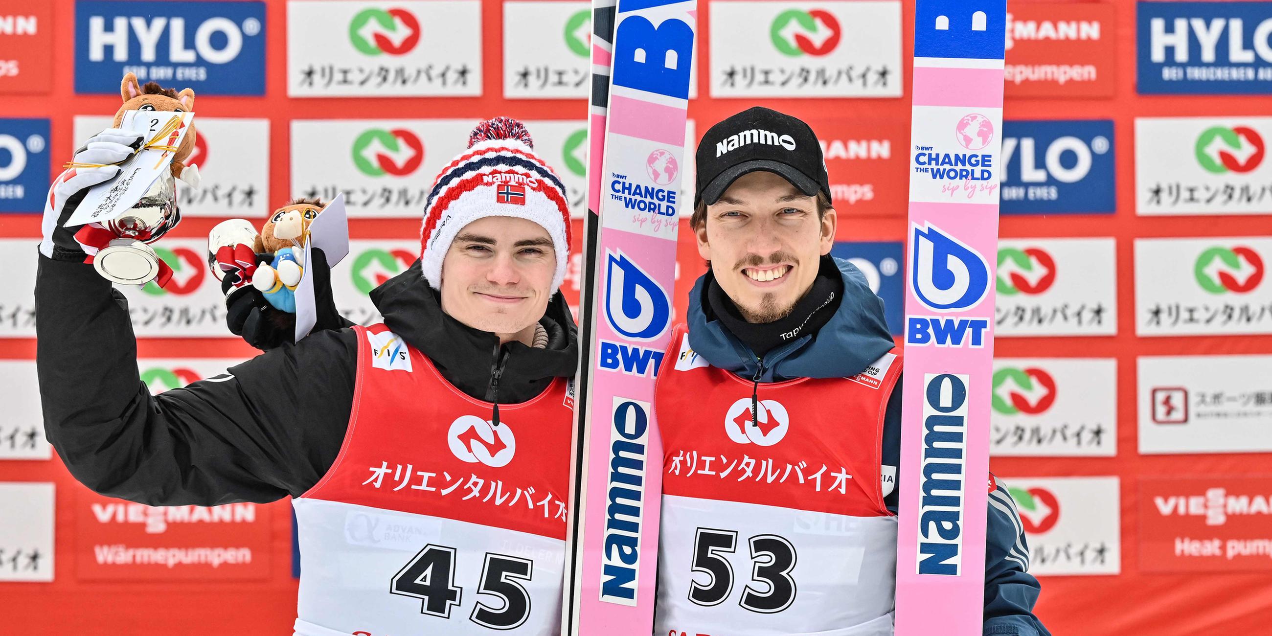 Marius Lindvik und Johann Andre Forfang