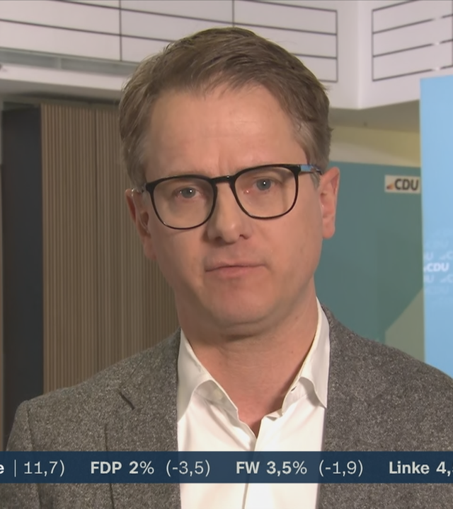 CDU-Generalsekretär Carsten Linnemann mit einer Reaktion zur Landtagswahl in Rheinland-Pfalz.