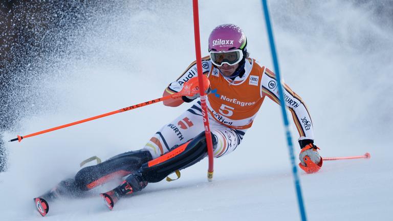 Der deutsche Linus Strasser in Aktion.