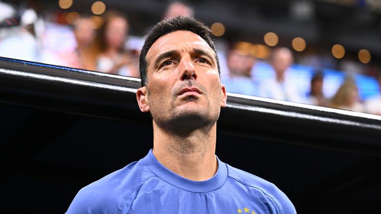 Argentiniens Trainer Lionel Scaloni.