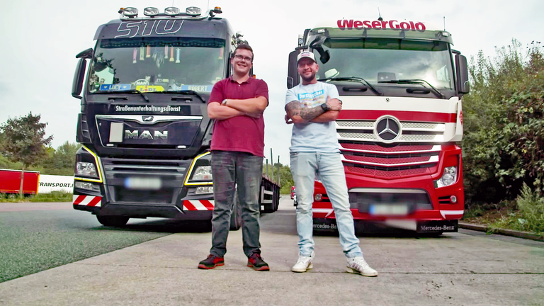 LKW-Fahrer umzingeln Betrunkenen auf Autobahn