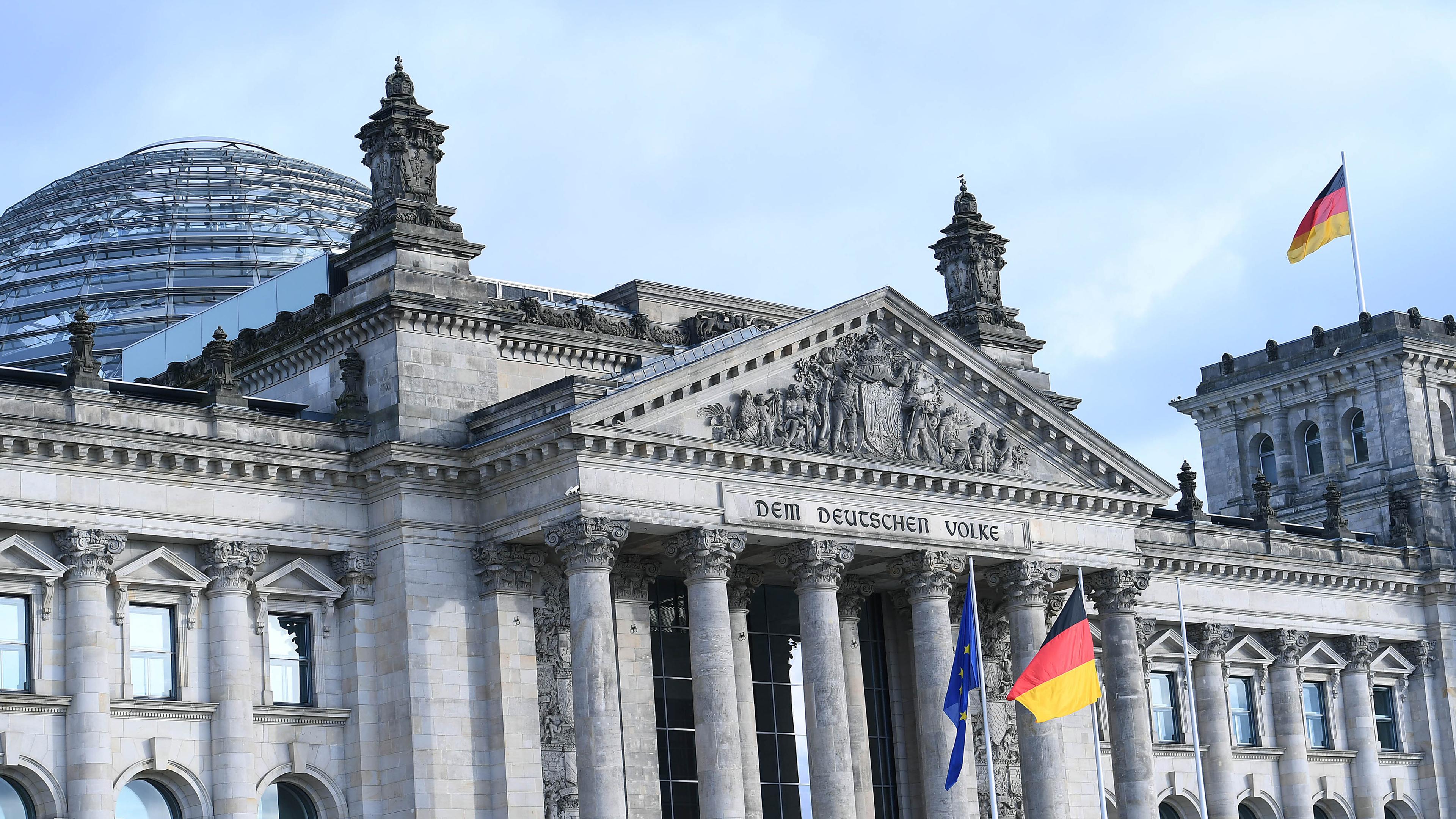 Reichstagsgebaeude in Berlin