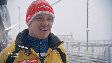 Felix Loch vor Rodel-WM
