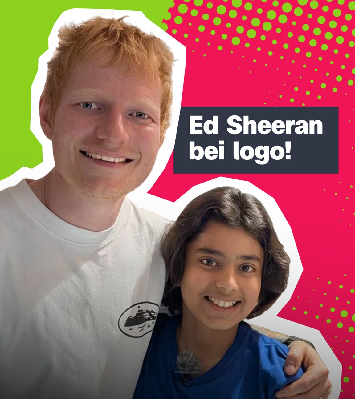 Superstar Ed Sheeran hat logo!-Kinderreporter Vivaan erzählt, warum er so erfolgreich ist.