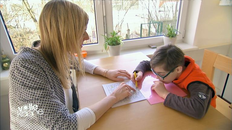 Logopädin Inga Jödicke aus Wiesbaden bei der Arbeit