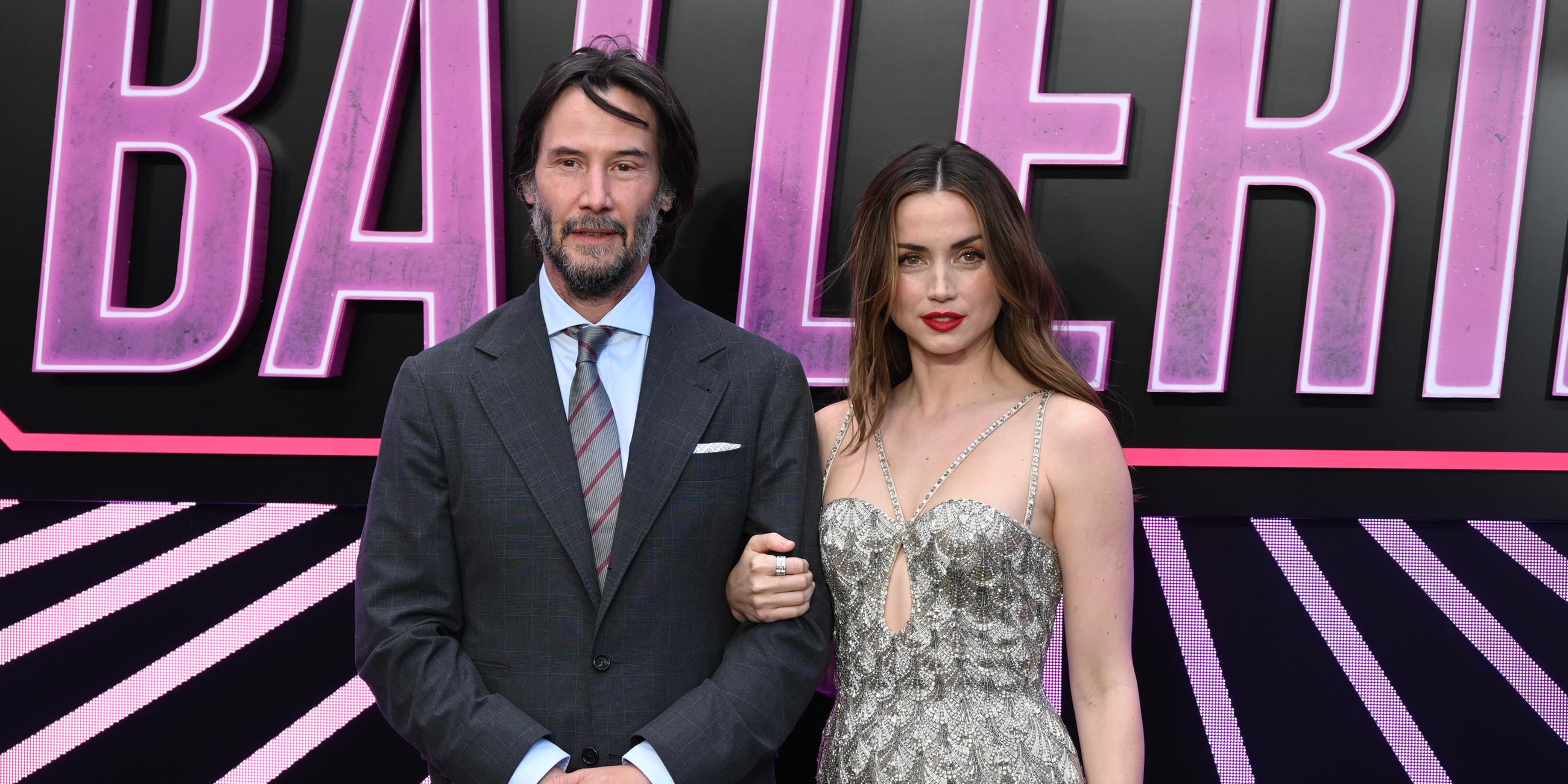 Ana de Armas und Keanu Reeves bei "Ballerina"-Premiere
