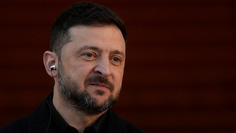 Wolodymr Selenskyj ist zu sehen.