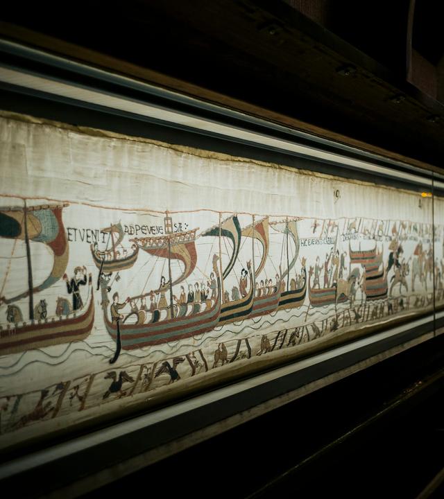 Legendärer Bayeux-Teppich in London eingetroffen