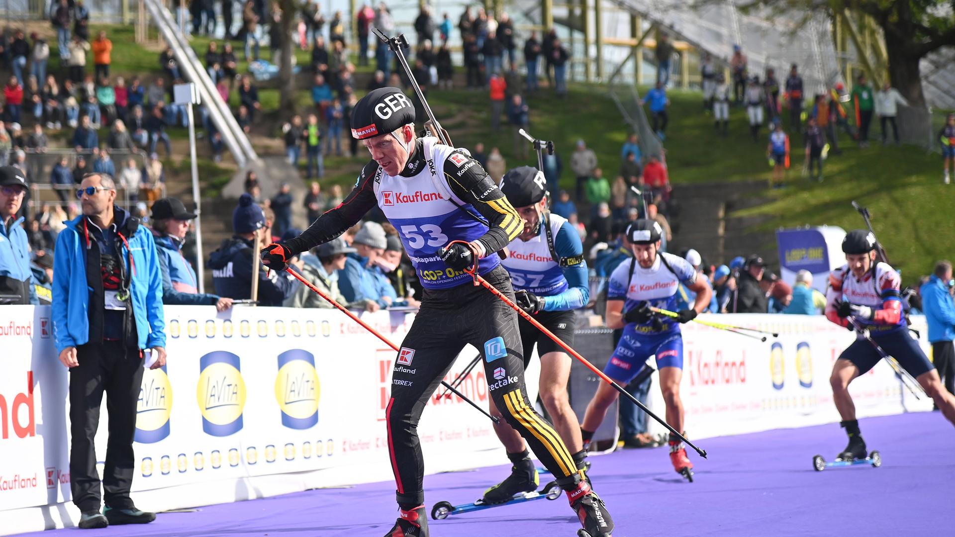 Loop One-Biathlon Opening Festival im Olympiapark in München