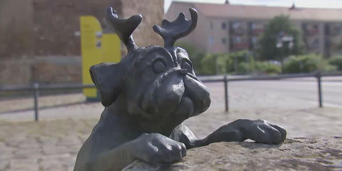Deutschlandreise Brandenburg an der Havel - Loriot Mops