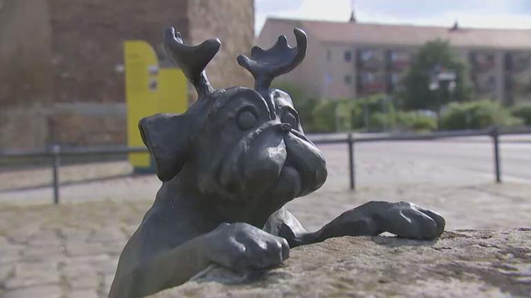 Deutschlandreise Brandenburg an der Havel - Loriot Mops