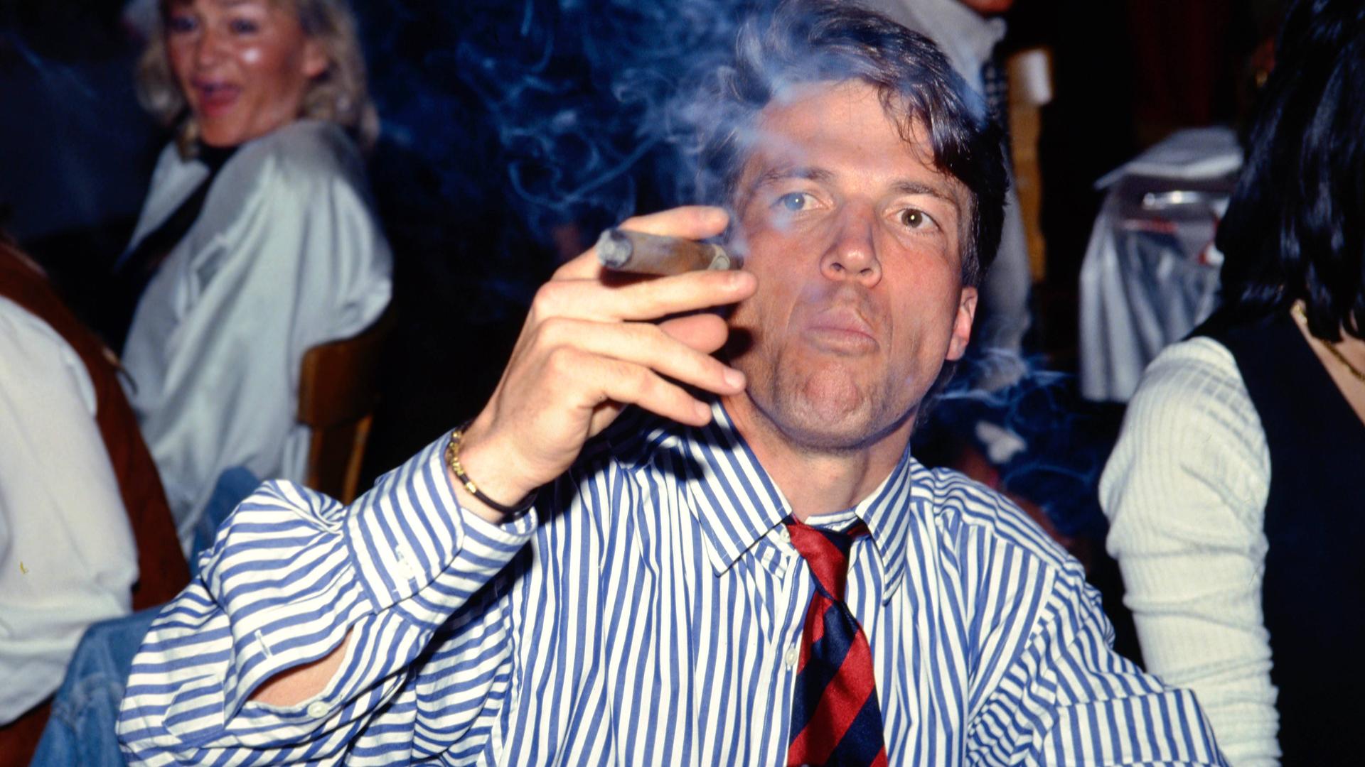 FC Bayern München: Lothar Matthäus feiert mit Zigarre