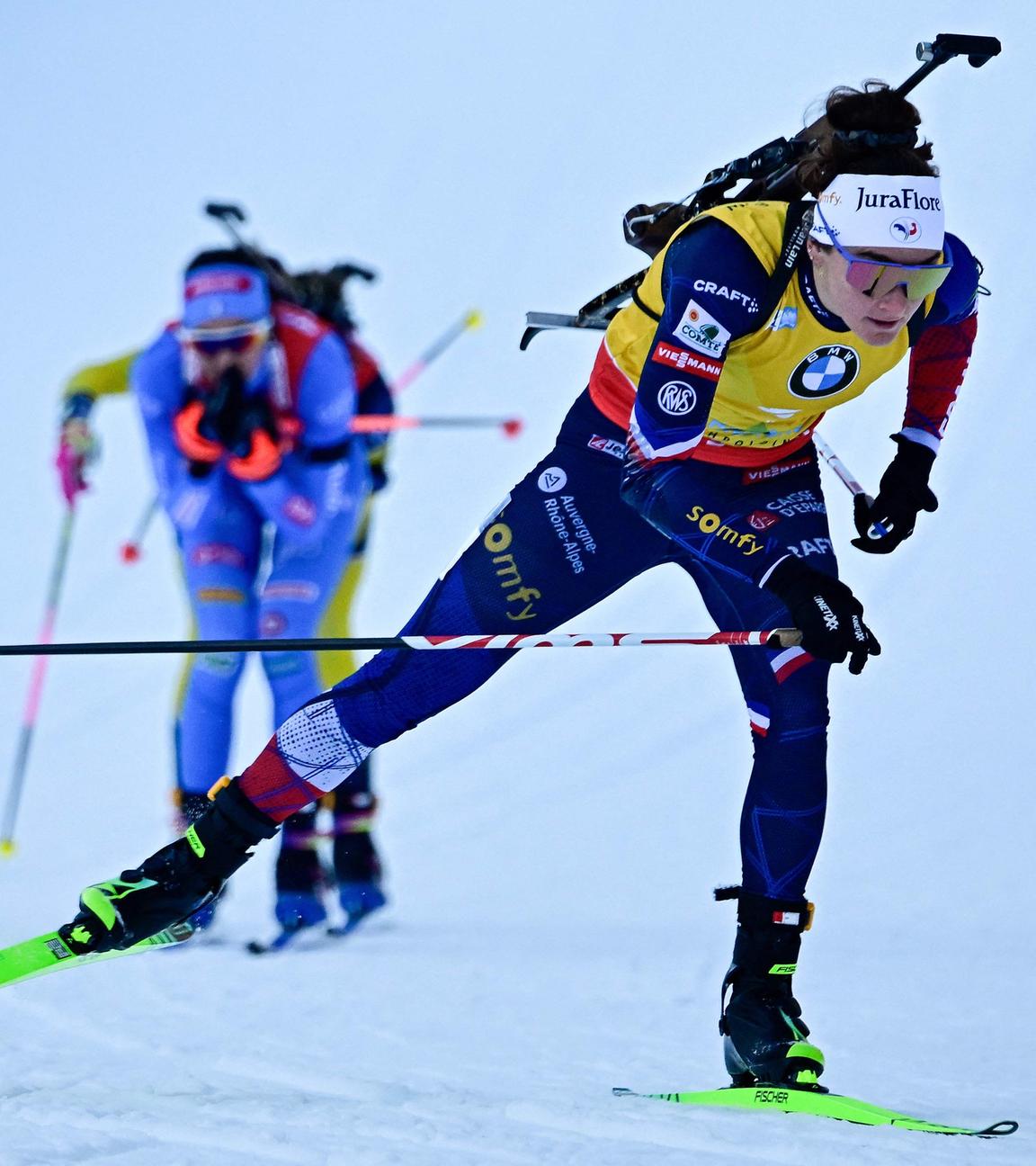 Lou Jeanmonnot-Laurent nimmt am 18. Januar 2026 am IBU Biathlon-Weltcup in Ruhpolding teil.
