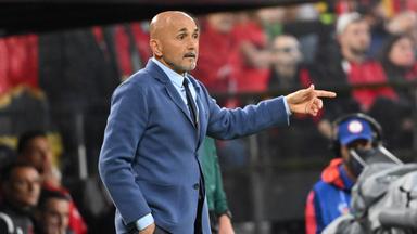 Italiens Trainer Luciano Spalletti beim EM-Spiel gegen Albanien in Dortmund