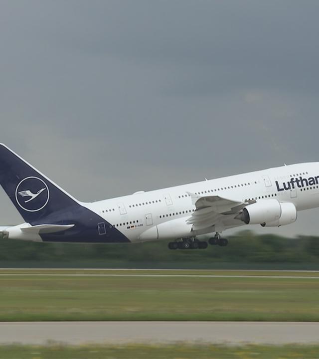 Lufthansa in der Luft