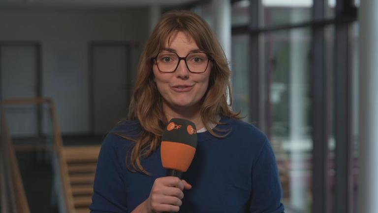 ZDF-Reporterin Luisa Houben.