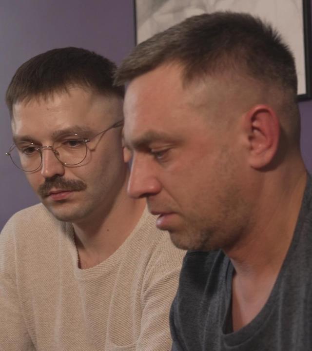 Das queere Paar Łukasz (44) und Andrzej (35) aus Polen.
