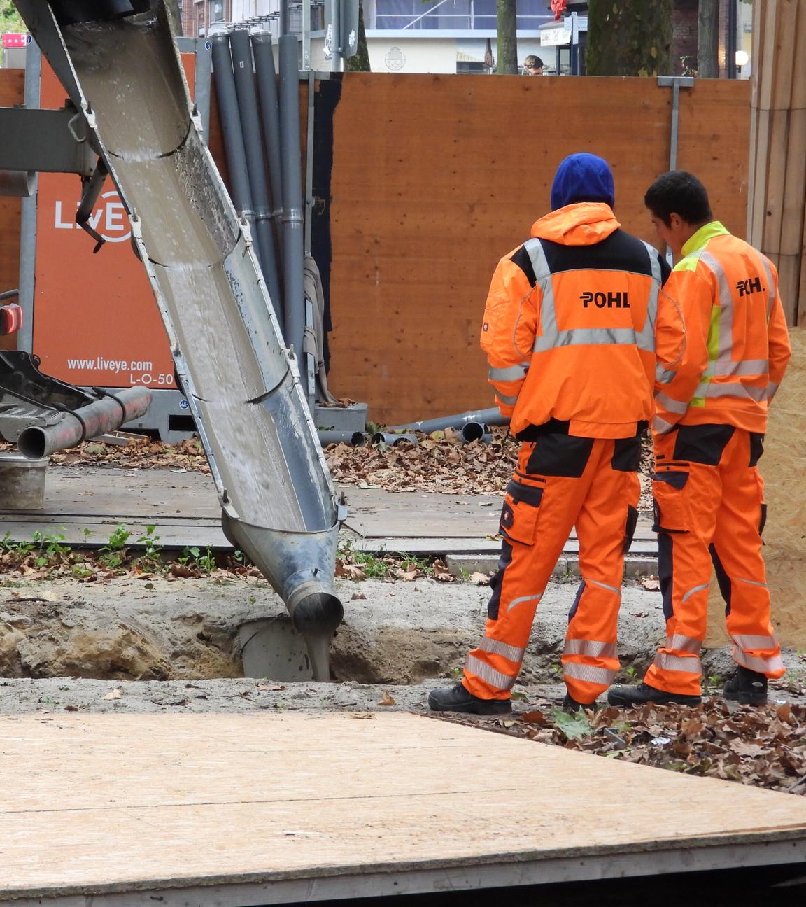 Luxustoilette in Hamburg wird zubetoniert