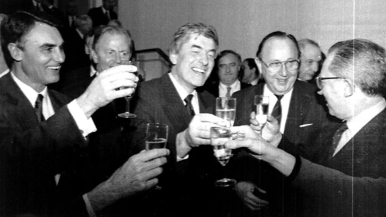 Anibal Cavaco Silva, Jacques Delors, Hans-Dietrich Genscher