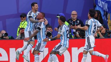 Im Liveticker: Argentinien führt gegen die Schweiz
