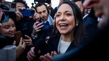 Machado überreicht Trump ihre Friedensnobelpreis-Medaille