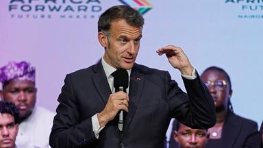 Macron weist Störer zurecht
