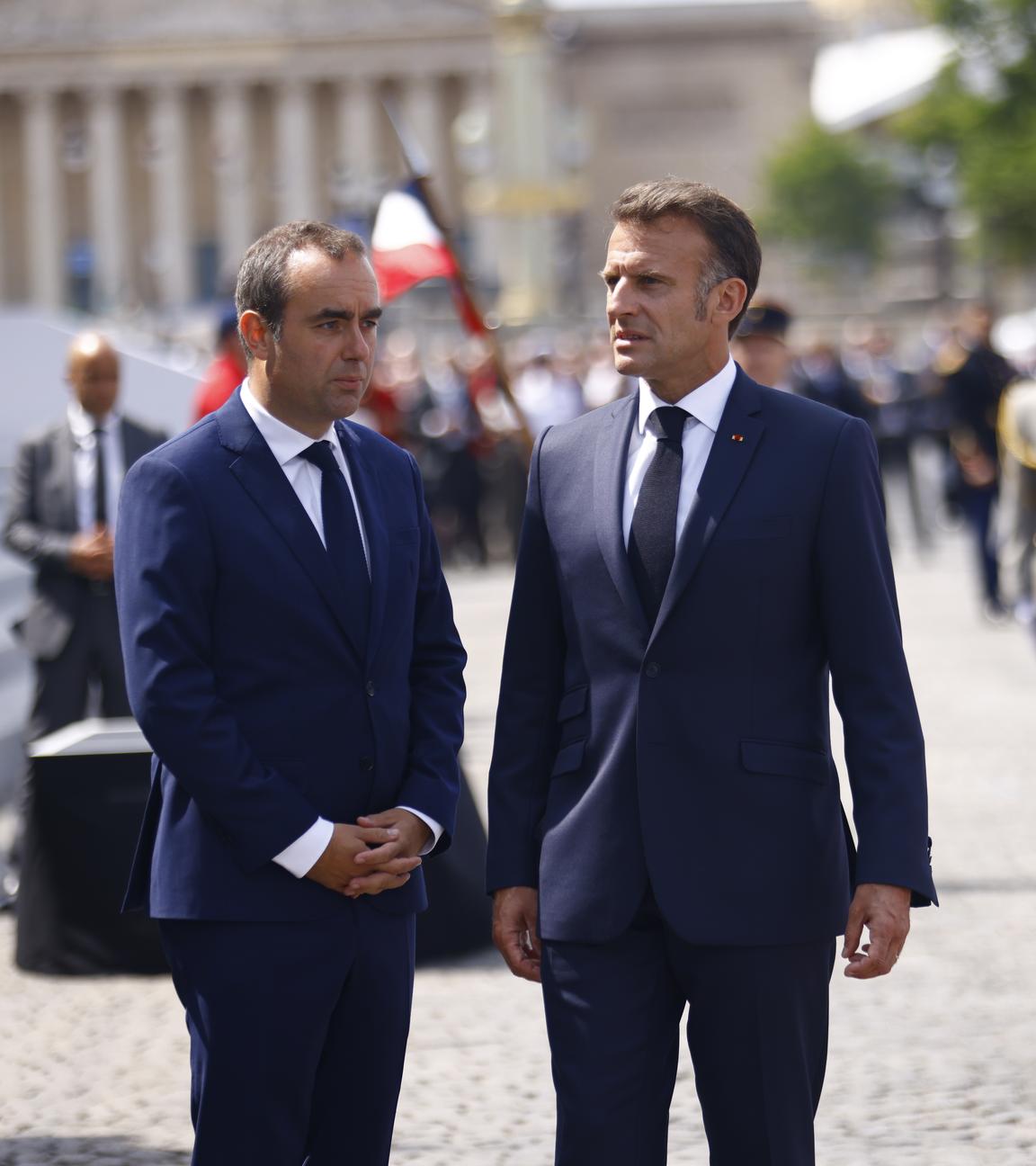 Emmanuel Macron und Sebastien Lecornu
