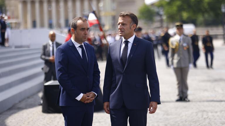 Emmanuel Macron und Sebastien Lecornu