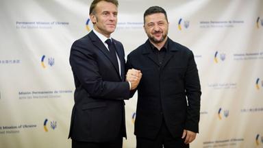 Selenskyi und Macron in New York 