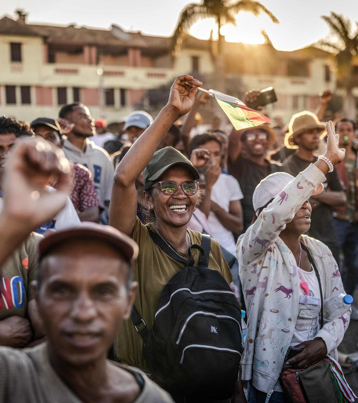 Menschen in Madagaskar protestieren gegen Korruption