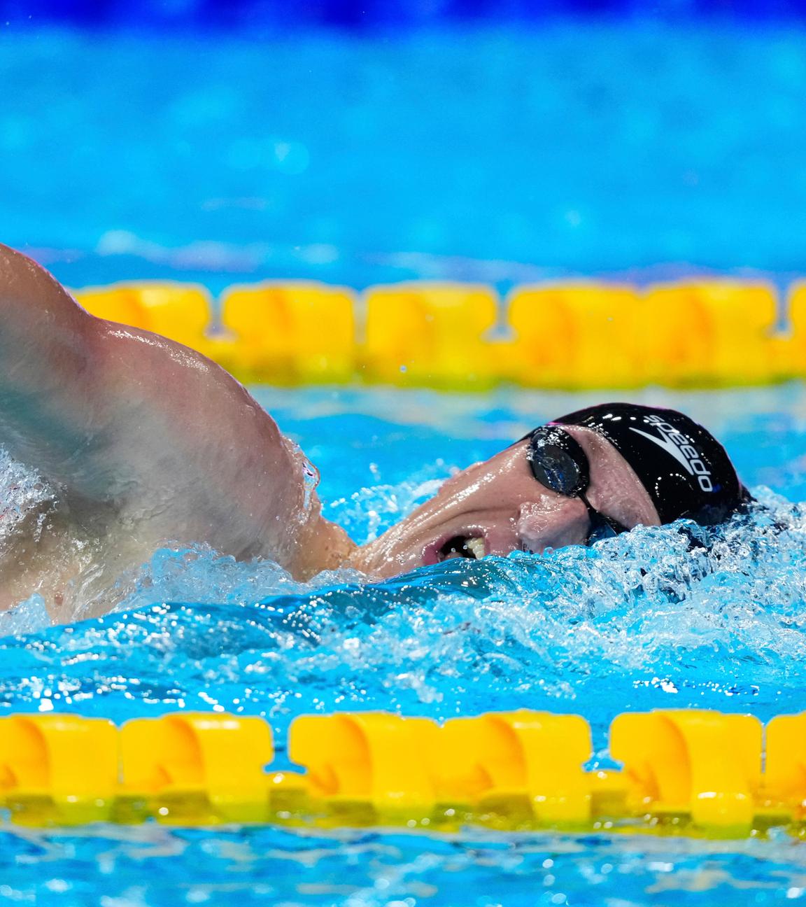 Lukas Märtens im 400-Meter-Freistil-Lauf