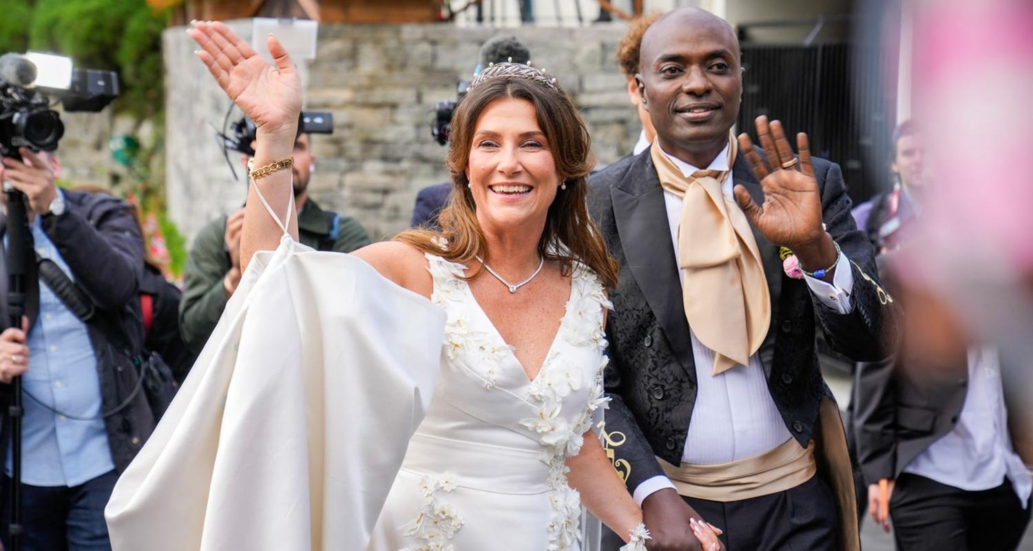 Hochzeit von Norwegens Prinzessin Märtha Louise und dem US-amerikanischen Schamanen Durek Verrett.