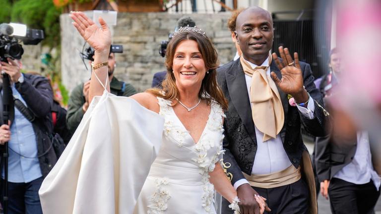Hochzeit von Norwegens Prinzessin Märtha Louise und dem US-amerikanischen Schamanen Durek Verrett.