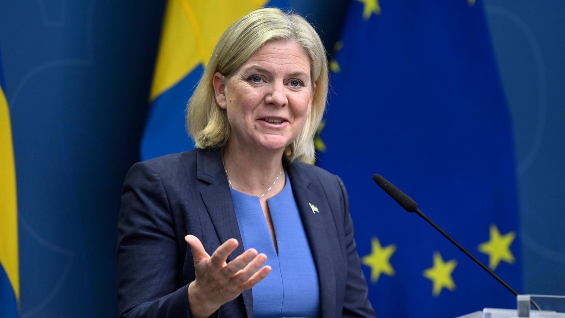 Schwedische Ministerpräsidentin Magdalena Andersson
