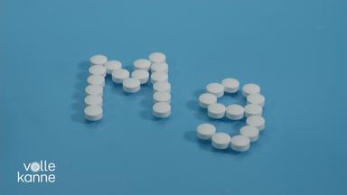 "Mg" gelegt mit Magnesium-Tabletten